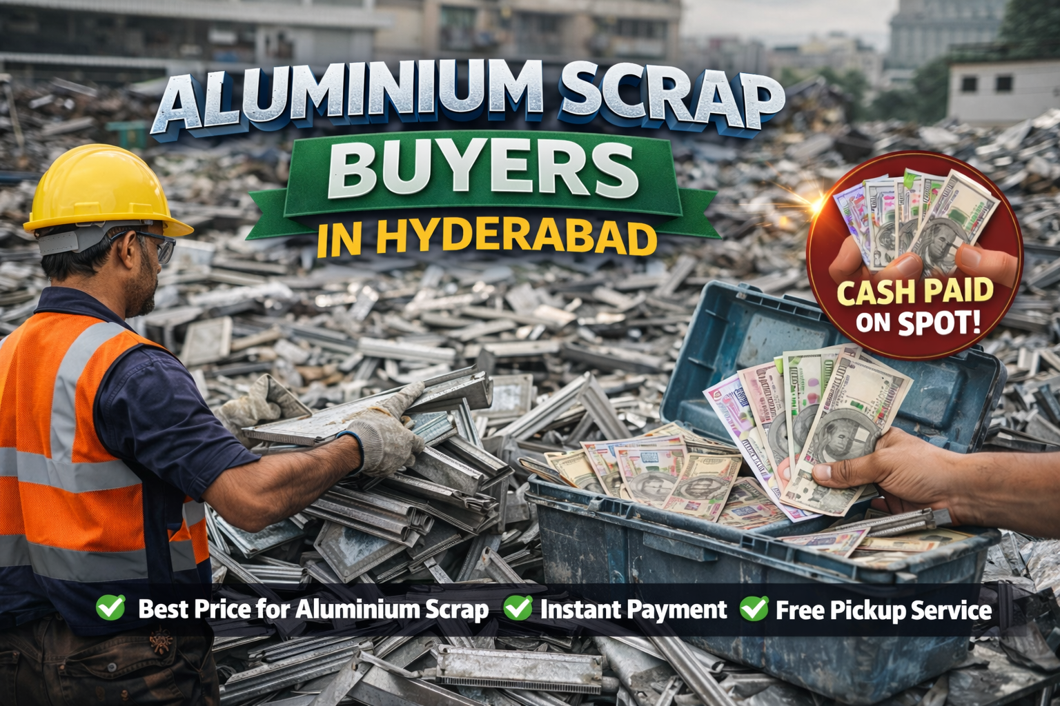 Aluminium scrap market in Hyderabad