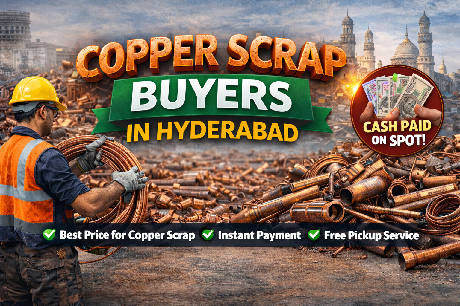 Copper scrap buyers in Hyderabad